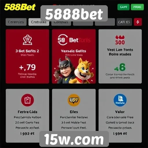 Recursos exclusivos do site 5888bet
